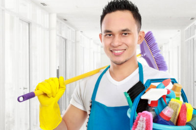 cleaning service concept