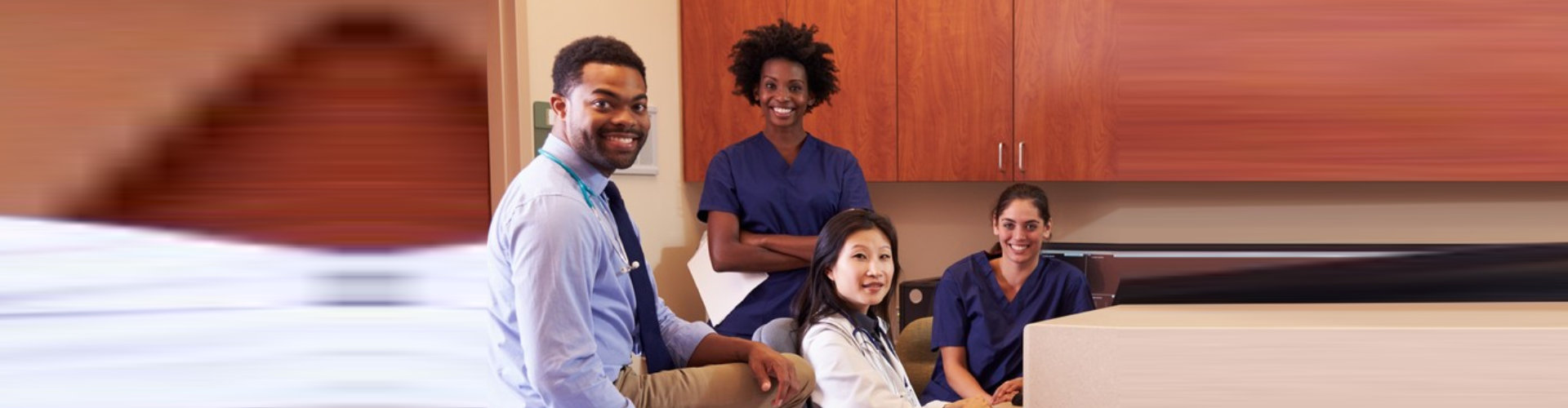 group of medical professionals smiling